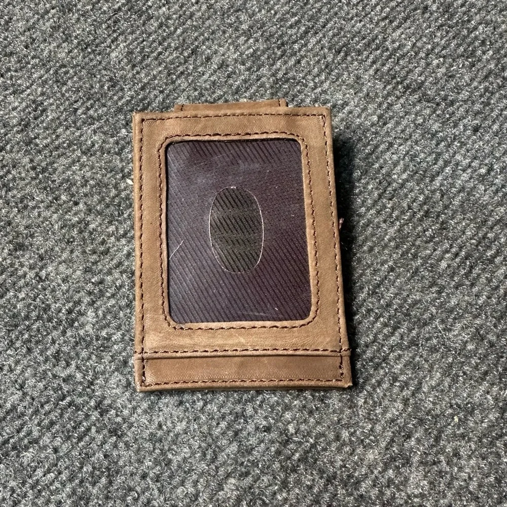 NIB Kansas State Wildcats Leather Wallet with Money Clip